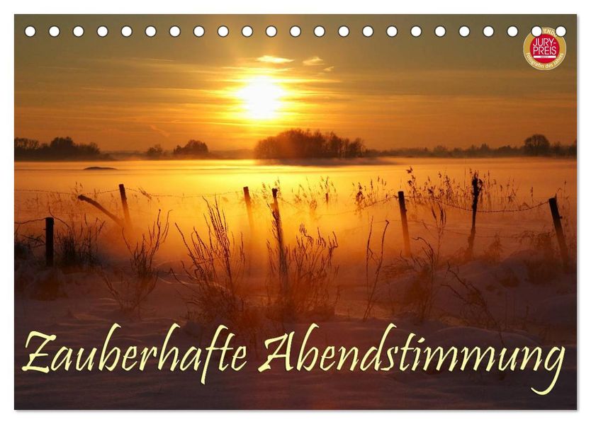 Zauberhafte Abendstimmung (Tischkalender 2026 DIN A5 quer) CALVENDO Monatskalender