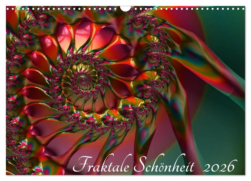 Fraktale Schönheit 2026 (Wandkalender 2026 DIN A3 quer) CALVENDO Monatskalender