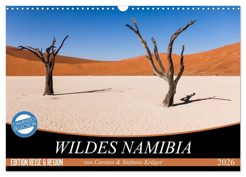 Wildes Namibia (Wandkalender 2026 DIN A3 quer) CALVENDO Monatskalender
