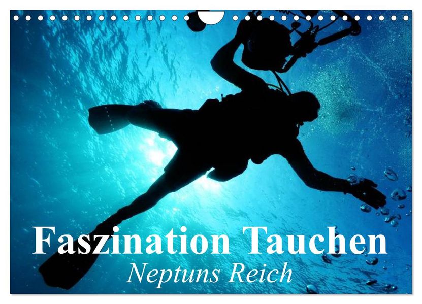 Faszination Tauchen - Neptuns Reich (Wandkalender 2026 DIN A4 quer) CALVENDO Monatskalender