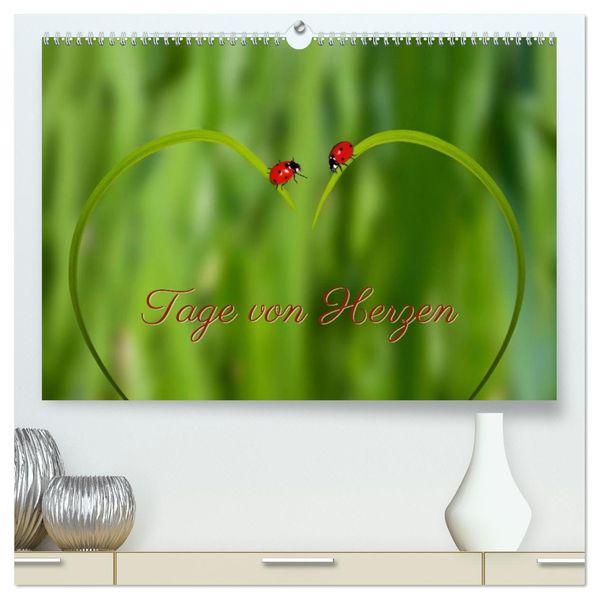 Tage von Herzen (hochwertiger Premium Wandkalender 2026 DIN A2 quer) Kunstdruck in Hochglanz
