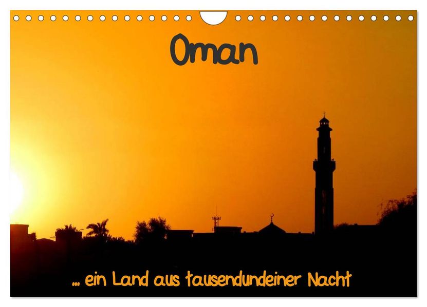 Oman (Wandkalender 2026 DIN A4 quer) CALVENDO Monatskalender
