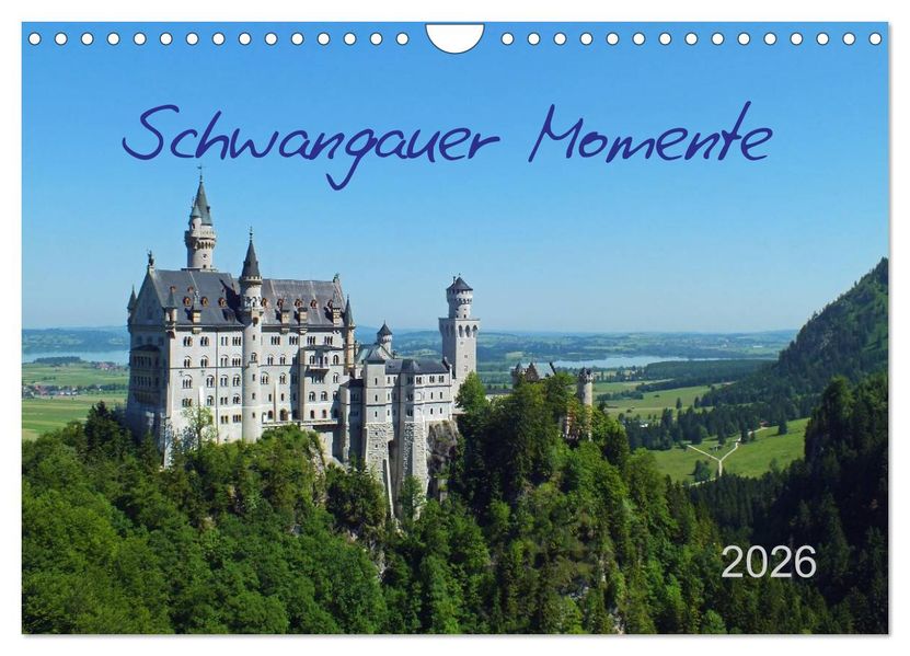 Schwangauer Momente (Wandkalender 2026 DIN A4 quer) CALVENDO Monatskalender