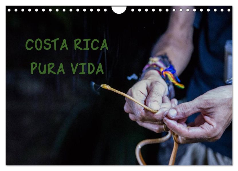 COSTA RICA - PURA VIDA (Wandkalender 2026 DIN A4 quer) CALVENDO Monatskalender