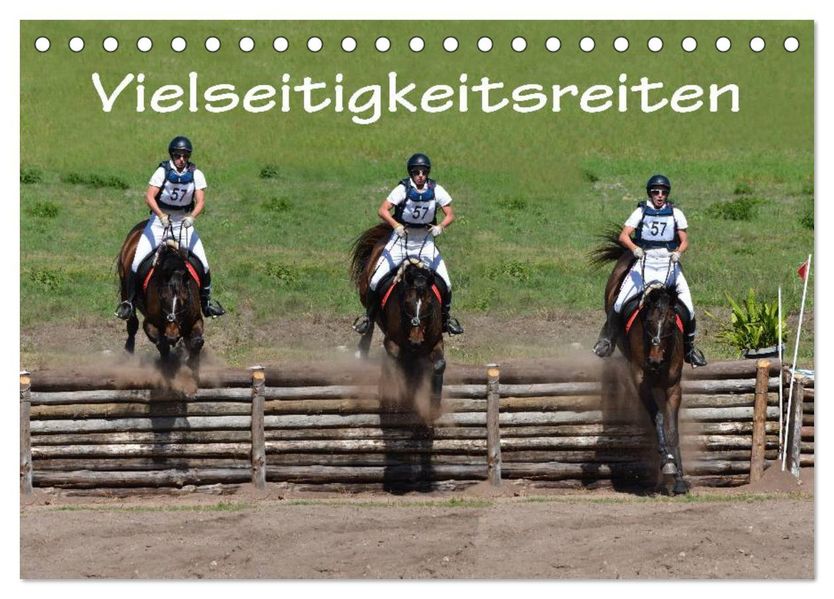 Vielseitigkeitsreiten (Tischkalender 2026 DIN A5 quer) CALVENDO Monatskalender