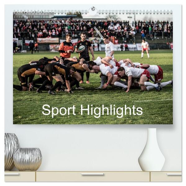 Sport Highlights (hochwertiger Premium Wandkalender 2026 DIN A2 quer) Kunstdruck in Hochglanz