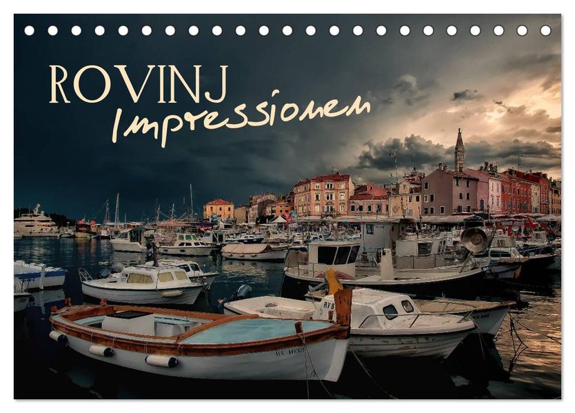 Rovinj Impressionen (Tischkalender 2026 DIN A5 quer) CALVENDO Monatskalender