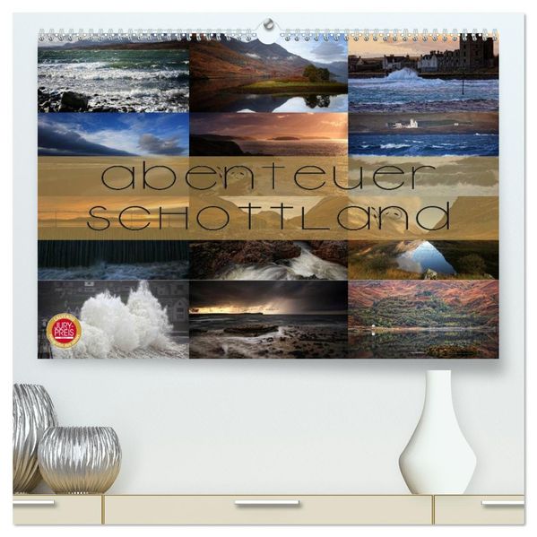 Abenteuer Schottland (hochwertiger Premium Wandkalender 2026 DIN A2 quer) Kunstdruck in Hochglanz