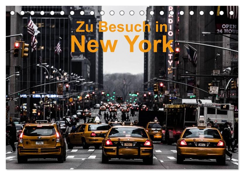 Zu Besuch in New York (Tischkalender 2026 DIN A5 quer) CALVENDO Monatskalender