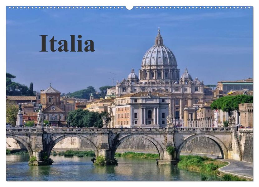 Italia (Wandkalender 2026 DIN A2 quer) CALVENDO Monatskalender