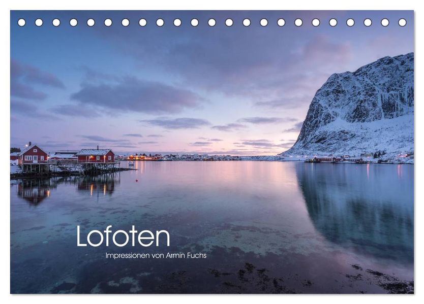 Lofoten Impressionen von Armin Fuchs (Tischkalender 2026 DIN A5 quer) CALVENDO Monatskalender