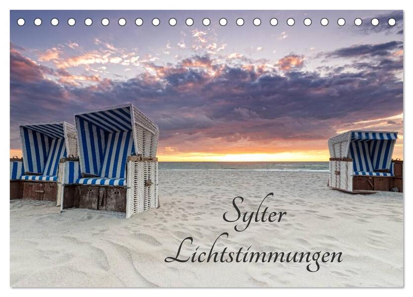 Sylter Lichtstimmungen (Tischkalender 2026 DIN A5 quer) CALVENDO Monatskalender