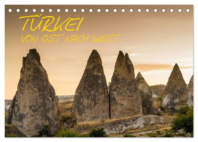 Türkei - von Ost nach West (Tischkalender 2026 DIN A5 quer) CALVENDO Monatskalender