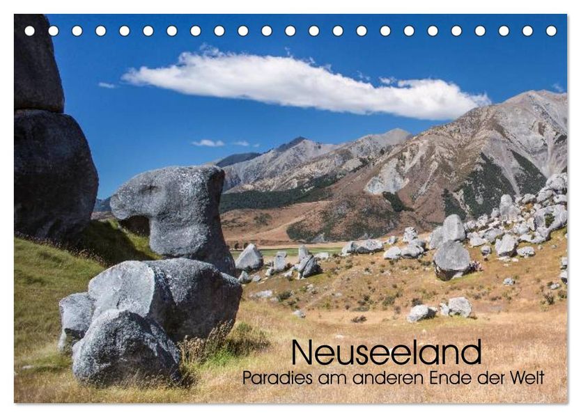 Neuseeland - Paradies am anderen Ende der Welt (Tischkalender 2026 DIN A5 quer) CALVENDO Monatskalender
