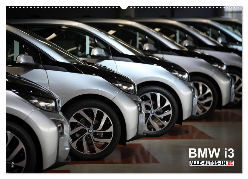 BMW i3 (Wandkalender 2026 DIN A2 quer) CALVENDO Monatskalender