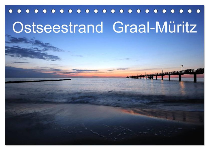 Ostseestrand Graal-Müritz (Tischkalender 2026 DIN A5 quer) CALVENDO Monatskalender