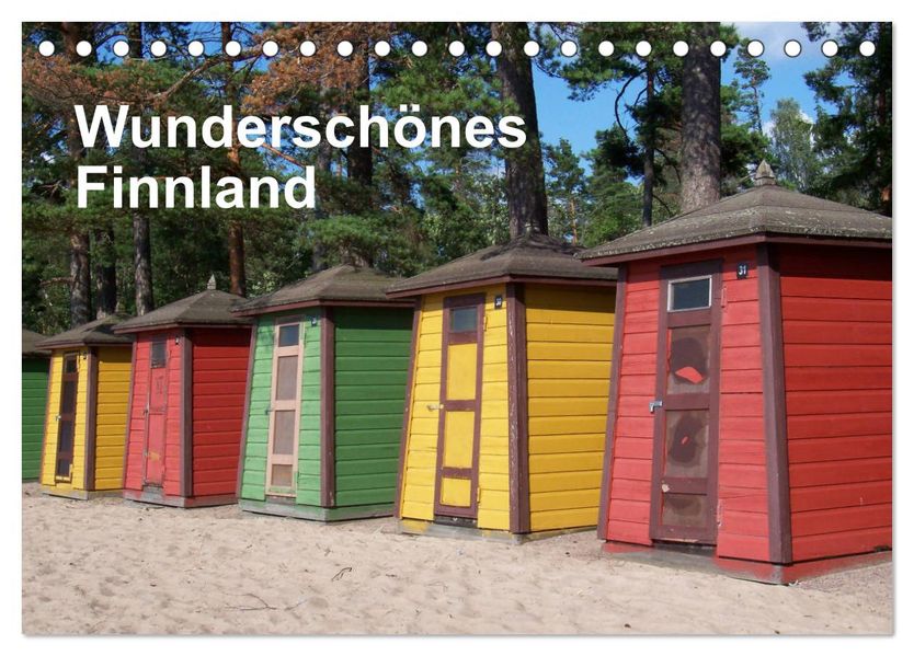 Wunderschönes Finnland (Tischkalender 2026 DIN A5 quer) CALVENDO Monatskalender