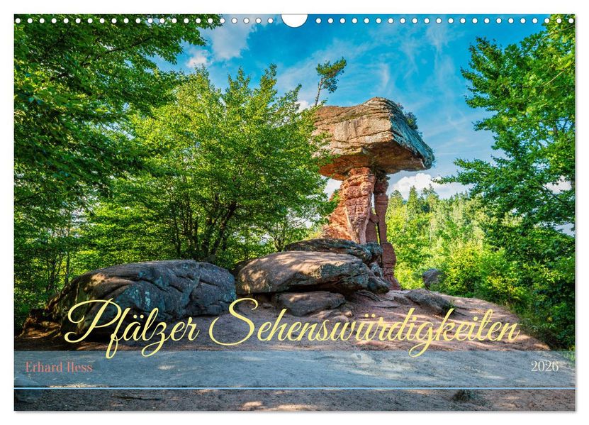 Pfälzer Sehenswürdigkeiten (Wandkalender 2026 DIN A3 quer) CALVENDO Monatskalender