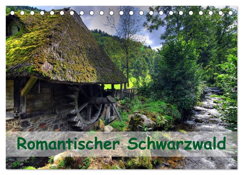 Romantischer Schwarzwald (Tischkalender 2026 DIN A5 quer) CALVENDO Monatskalender