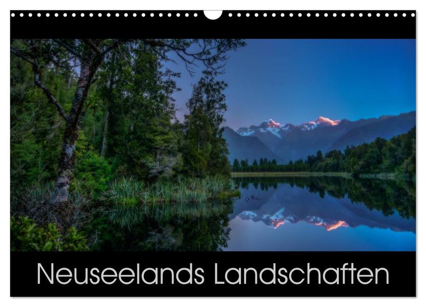 Neuseelands Landschaften (Wandkalender 2026 DIN A3 quer) CALVENDO Monatskalender