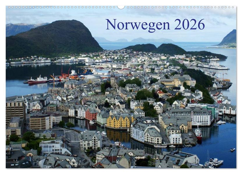 Norwegen 2026 (Wandkalender 2026 DIN A2 quer) CALVENDO Monatskalender