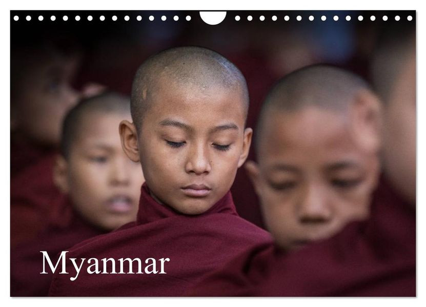 Myanmar 2026 (Wandkalender 2026 DIN A4 quer) CALVENDO Monatskalender