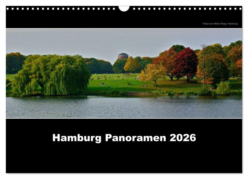 Hamburg Panoramen 2026 (Wandkalender 2026 DIN A3 quer) CALVENDO Monatskalender