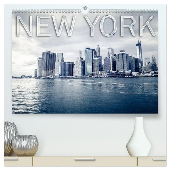 New York (hochwertiger Premium Wandkalender 2026 DIN A2 quer) Kunstdruck in Hochglanz