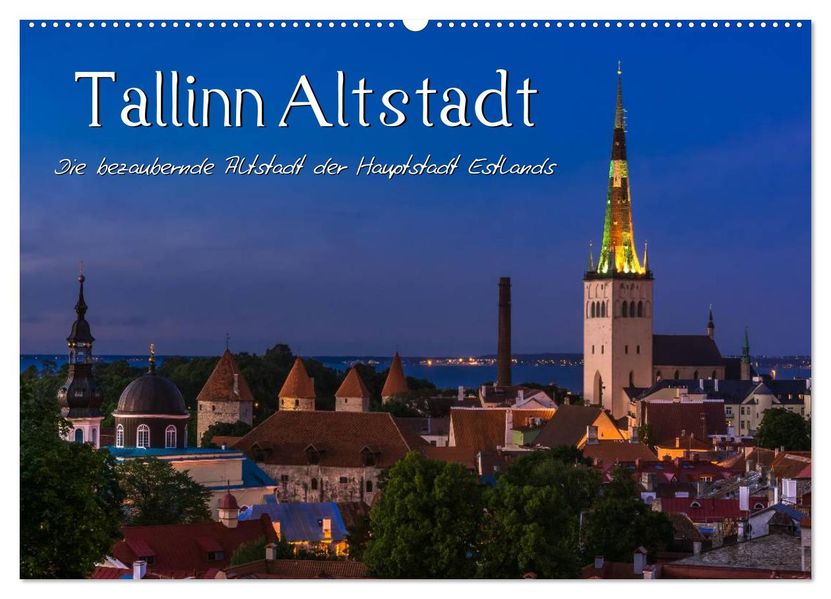 Tallinn Altstadt (Wandkalender 2026 DIN A2 quer) CALVENDO Monatskalender