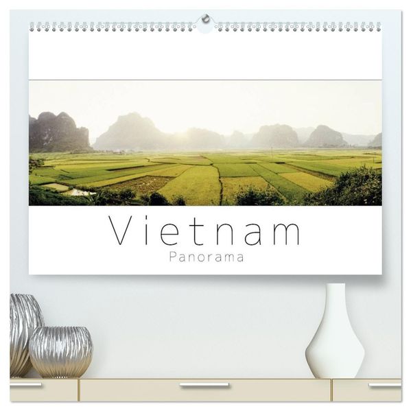 Vietnam Panorama (hochwertiger Premium Wandkalender 2026 DIN A2 quer) Kunstdruck in Hochglanz