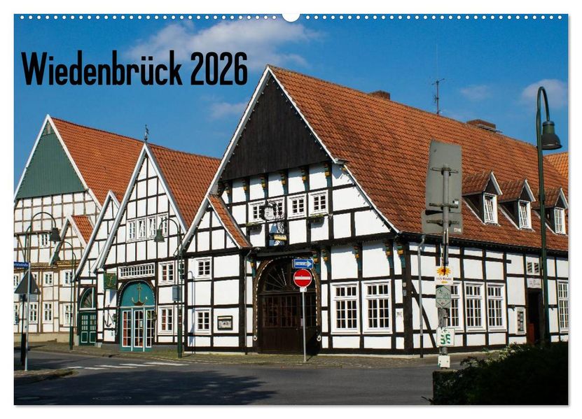 Wiedenbrück 2026 (Wandkalender 2026 DIN A2 quer) CALVENDO Monatskalender