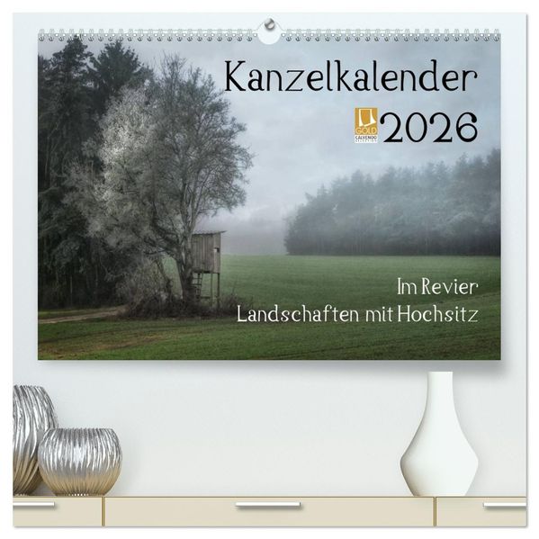 Kanzelkalender 2026 (hochwertiger Premium Wandkalender 2026 DIN A2 quer) Kunstdruck in Hochglanz