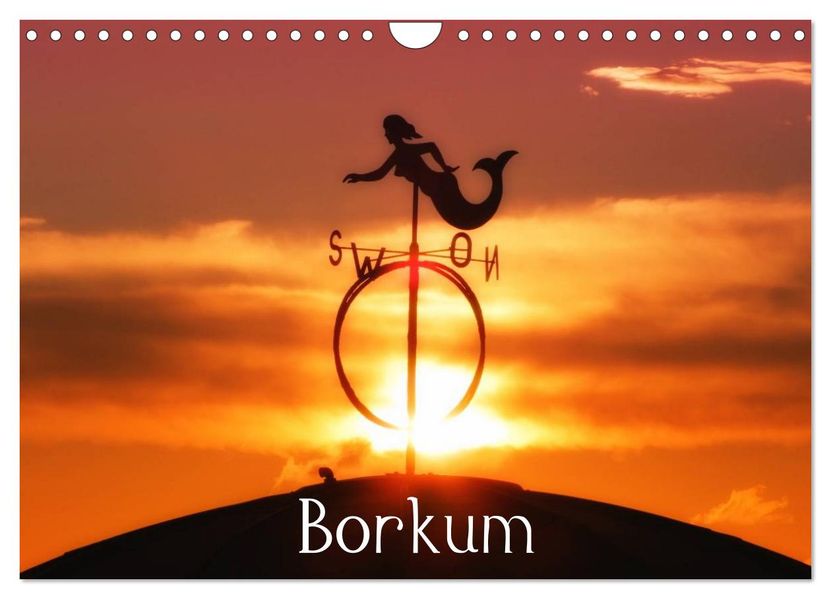 Borkum (Wandkalender 2026 DIN A4 quer) CALVENDO Monatskalender