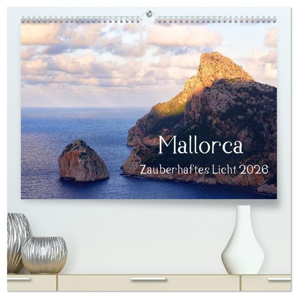 Mallorca Zauberhaftes Licht (hochwertiger Premium Wandkalender 2026 DIN A2 quer) Kunstdruck in Hochglanz