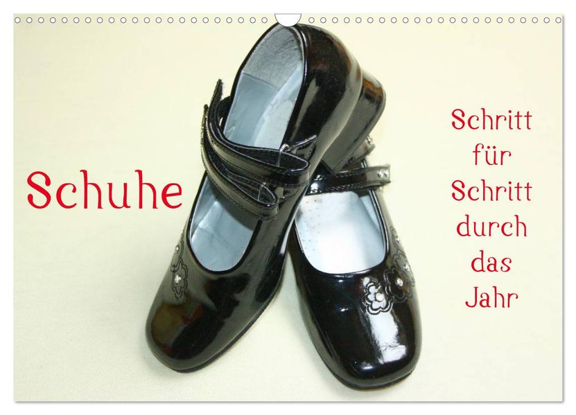 Schuhe - Schritt für Schritt durch das Jahr (Wandkalender 2026 DIN A3 quer) CALVENDO Monatskalender