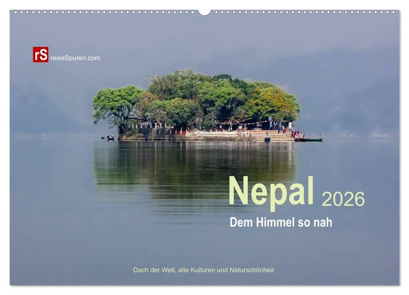 Nepal 2026 - Dem Himmel so nah (Wandkalender 2026 DIN A2 quer) CALVENDO Monatskalender