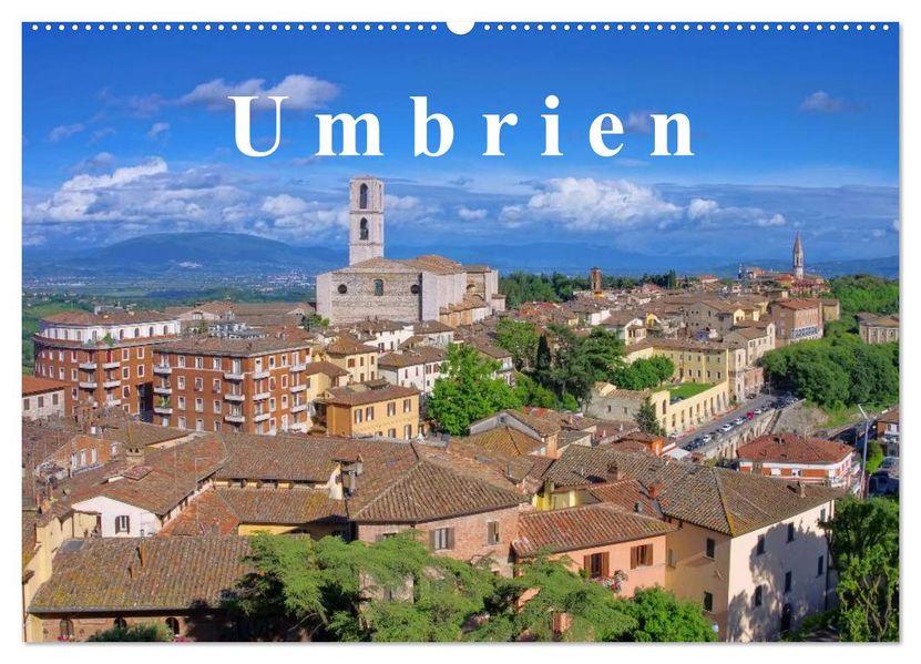 Umbrien (Wandkalender 2026 DIN A2 quer) CALVENDO Monatskalender