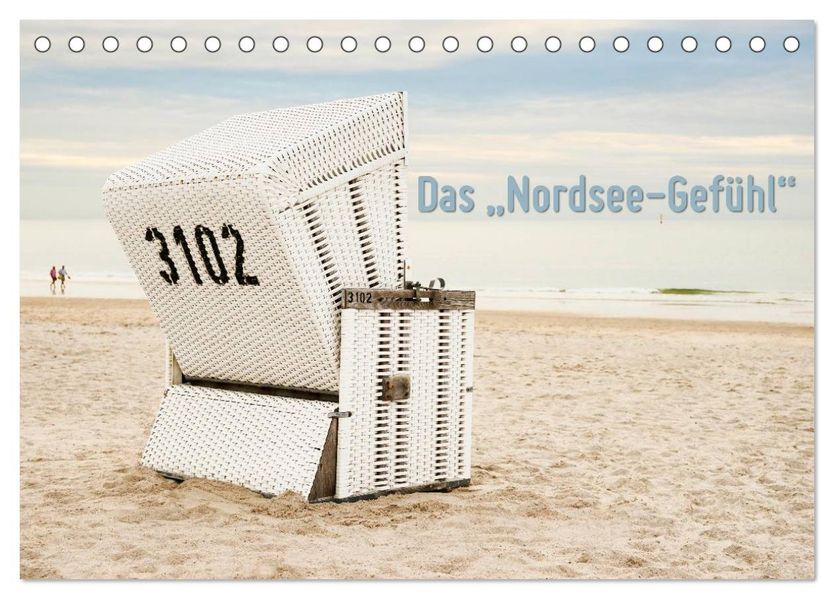 Das 'Nordsee-Gefühl' (Tischkalender 2026 DIN A5 quer) CALVENDO Monatskalender