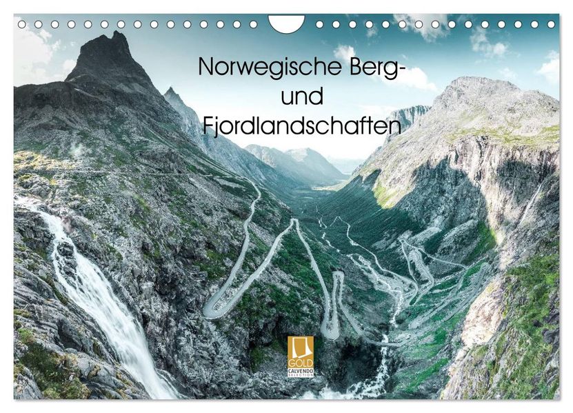 Norwegische Berg- und Fjordlandschaften (Wandkalender 2026 DIN A4 quer) CALVENDO Monatskalender
