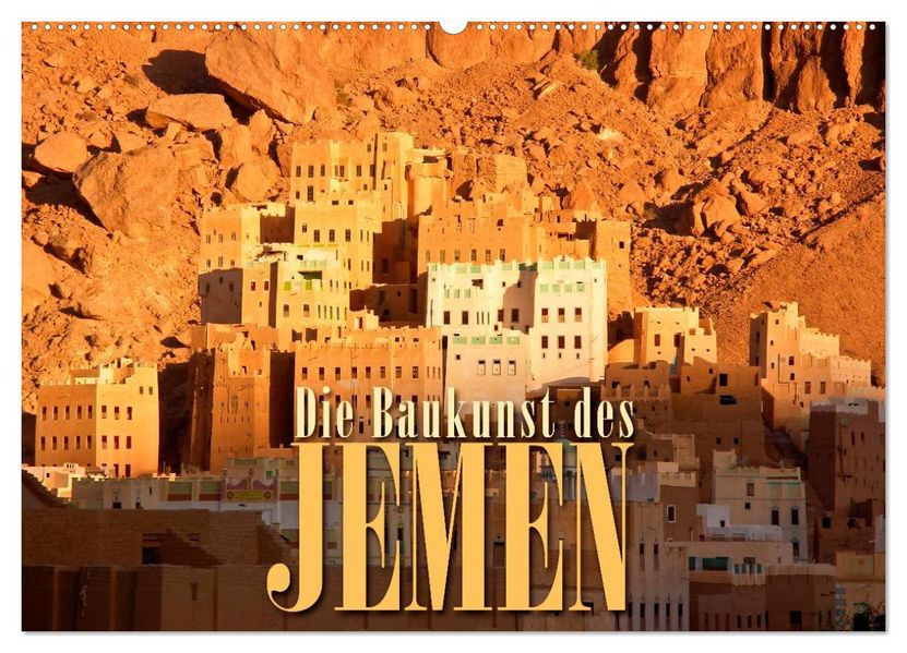 Die Baukunst des Jemen (Wandkalender 2026 DIN A2 quer) CALVENDO Monatskalender