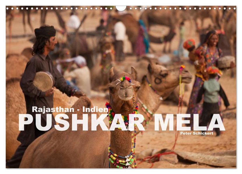 Rajasthan Indien - Pushkar Mela (Wandkalender 2026 DIN A3 quer) CALVENDO Monatskalender