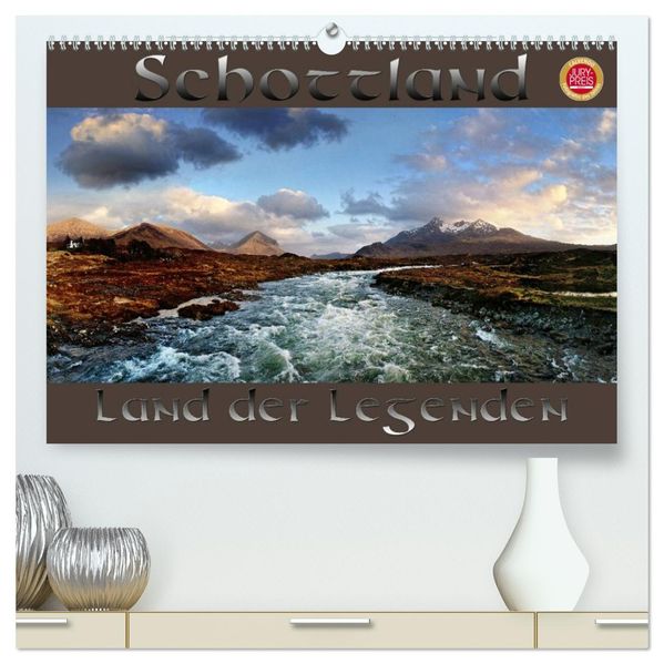 Schottland - Land der Legenden (hochwertiger Premium Wandkalender 2026 DIN A2 quer) Kunstdruck in Hochglanz