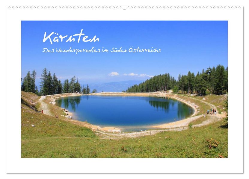 Kärnten - Das Wanderparadies im Süden Österreichs (Wandkalender 2026 DIN A2 quer) CALVENDO Monatskalender