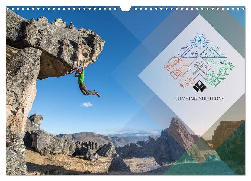 Climbing Solutions - Bergsport weltweit (Wandkalender 2026 DIN A3 quer) CALVENDO Monatskalender