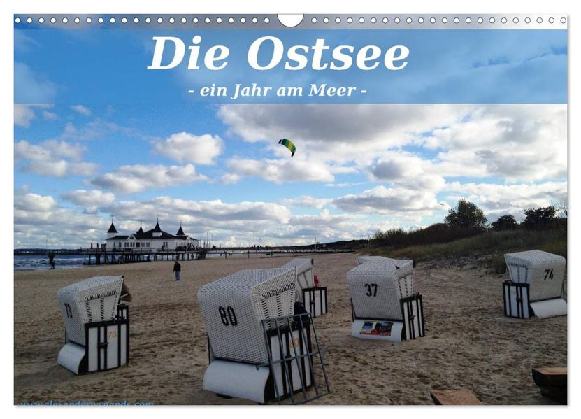 Die Ostsee - Ein Jahr am Meer (Wandkalender 2026 DIN A3 quer) CALVENDO Monatskalender