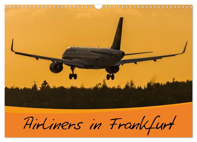 Airliners in Frankfurt (Wandkalender 2026 DIN A3 quer) CALVENDO Monatskalender