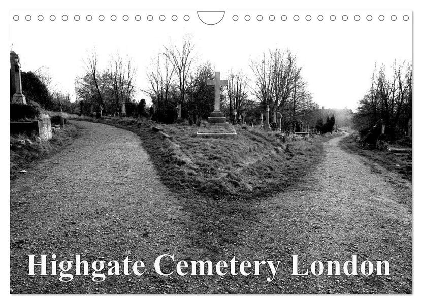 Highgate Cemetery London (Wandkalender 2026 DIN A4 quer) CALVENDO Monatskalender