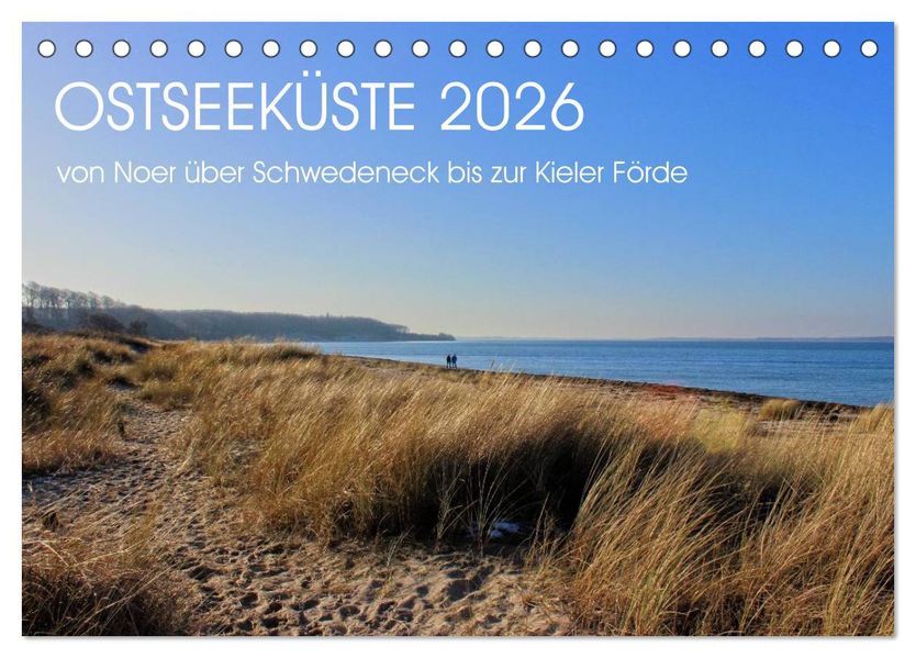 Ostseeküste 2026 (Tischkalender 2026 DIN A5 quer) CALVENDO Monatskalender