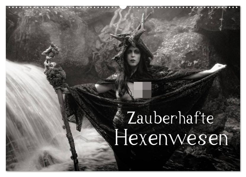 Zauberhafte Hexenwesen (Wandkalender 2026 DIN A2 quer) CALVENDO Monatskalender