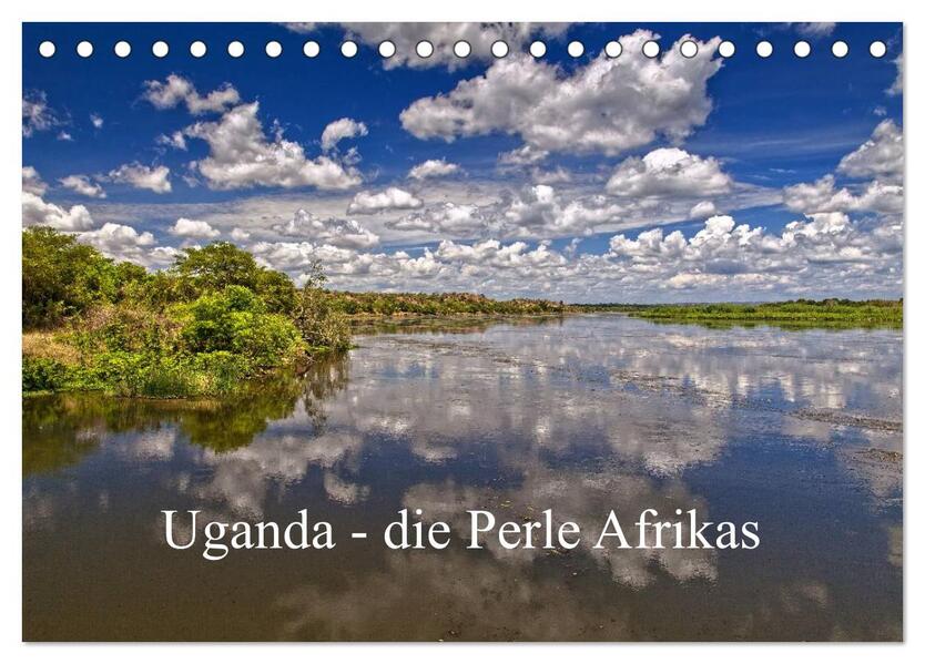 Uganda - die Perle Afrikas (Tischkalender 2026 DIN A5 quer) CALVENDO Monatskalender